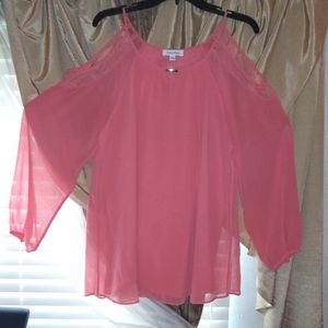 Calvin Klein Off the Shoulder Blouse